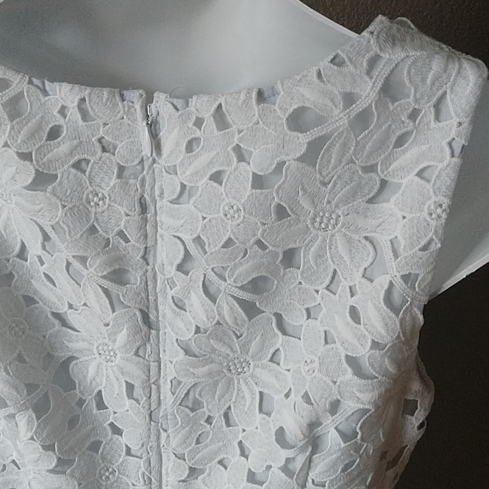LOFT Lace Midi Dress - Picture 4 of 7